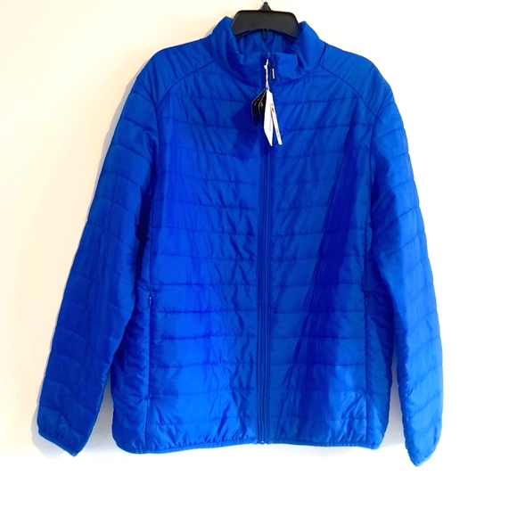 Other - Mens Blue Puffer Jacket Size Large